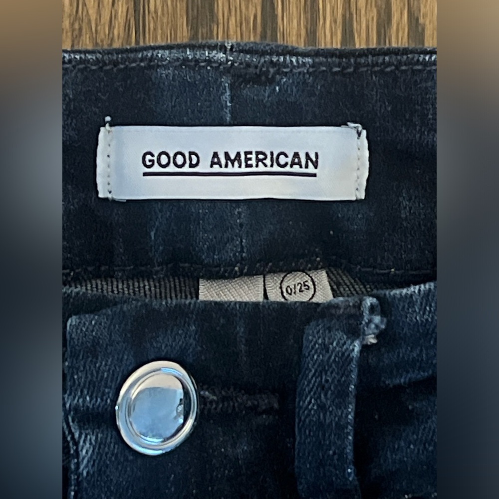 Good American Dark Indigo Skinny Jeans - Picture 2 of 4